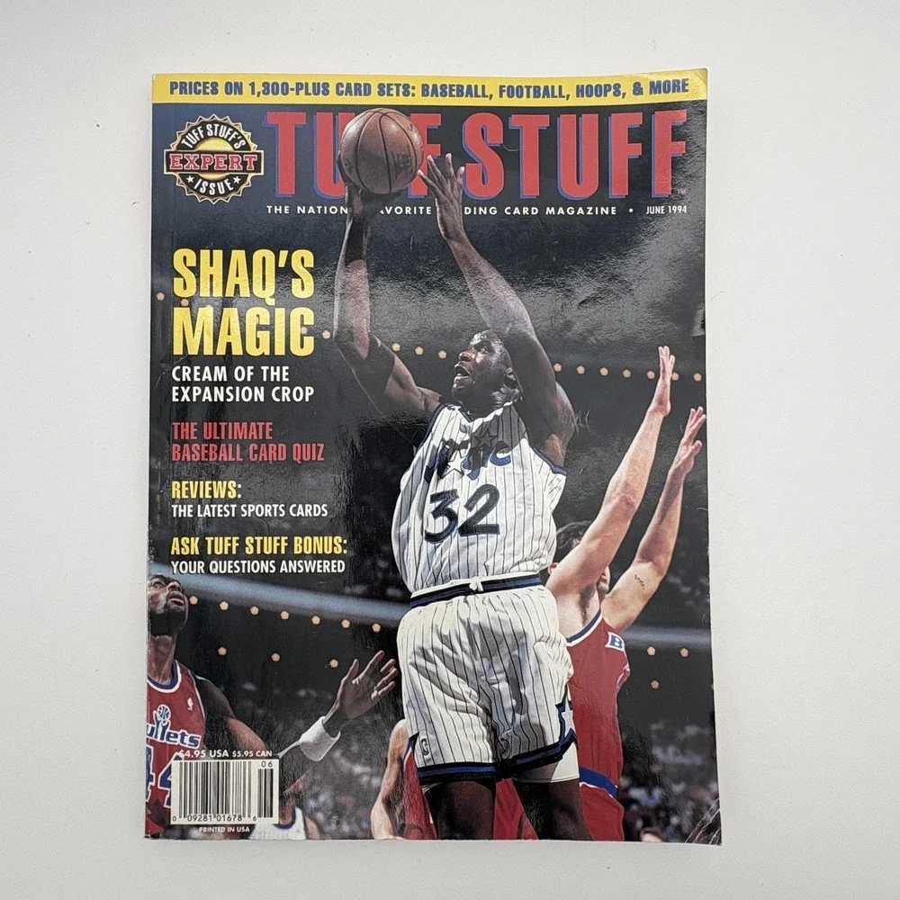 Vintage Tuff Stuff Sports Cards Magazine Lot 6 Issues 1994 2003 Jeter‎ LeBron